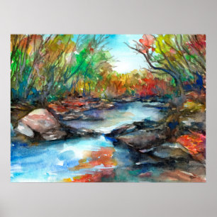 Póster Autumn Creek