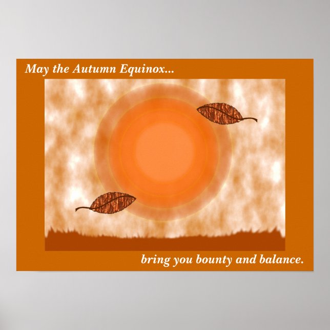 Póster Autumn Equinox Blessing Poster (Frente)