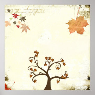 Póster autumn feel poster