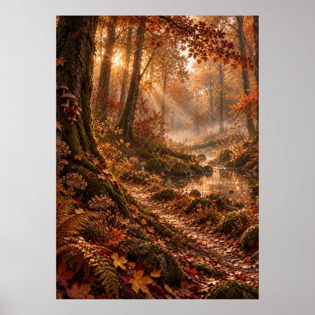 Póster Autumn in the Fourfold Forest (Frente)