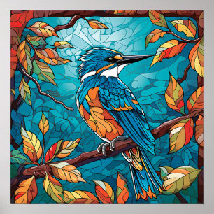 Póster Autumn Kingfisher Poster