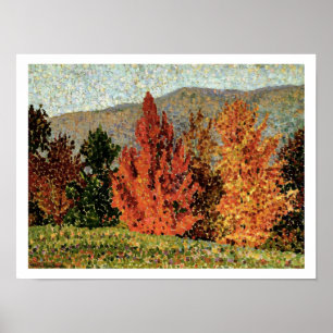 Póster Autumn Landscape, c.1903 (oil on canvas)