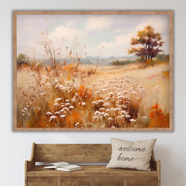 Póster Autumn Landscape Painting, Fall Landscape Digital  (Subido por el creador)