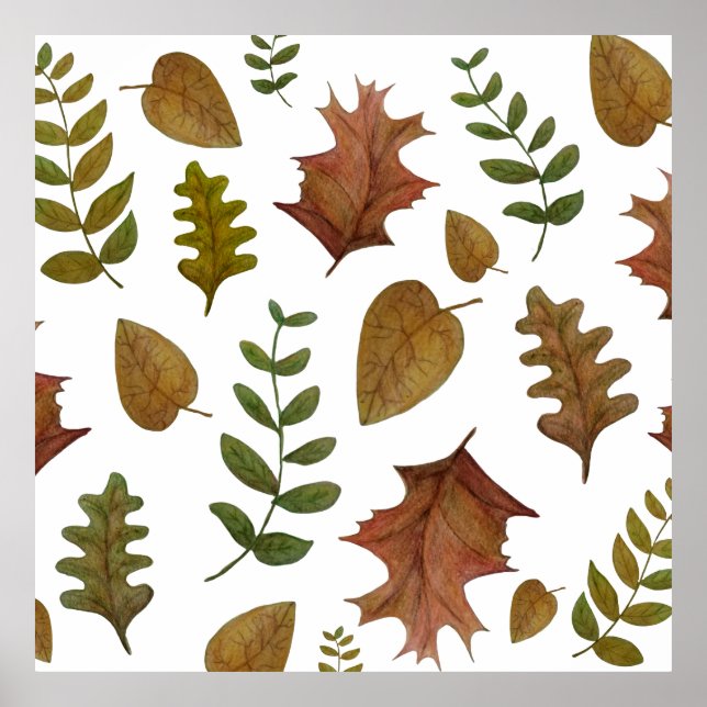 Póster Autumn leaves (Frente)