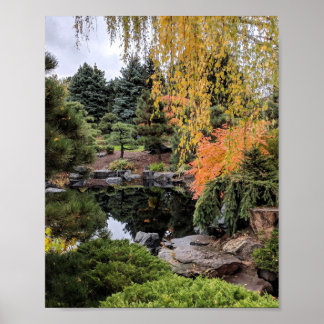 Póster Autumn Pond Poster