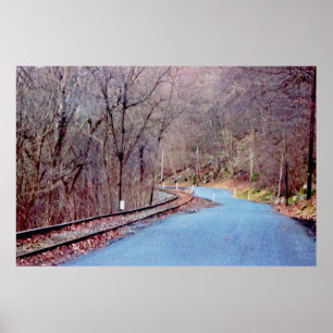 Póster Autumn Railroad