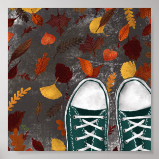 Póster Autumn Sneakers