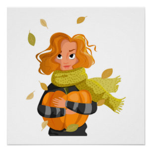 PÓSTER AUTUMN WOMAN