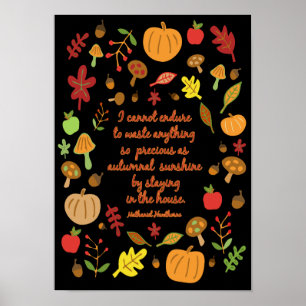 Póster Autumnal Sunshine