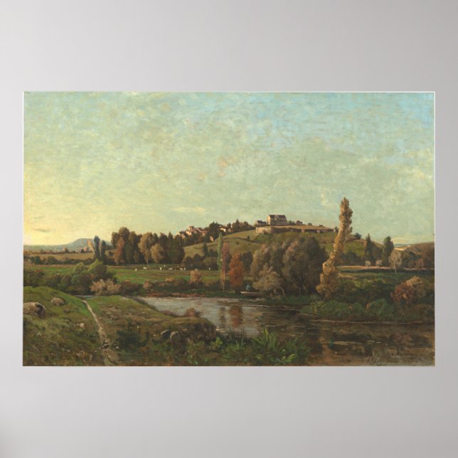 Póster Auvergne - Bella Artes Henri-Joseph Harpignies (Frente)