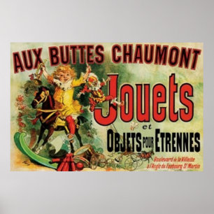 Póster Aux Buttes Chaumont Friends DOMINIO PÚBLICO