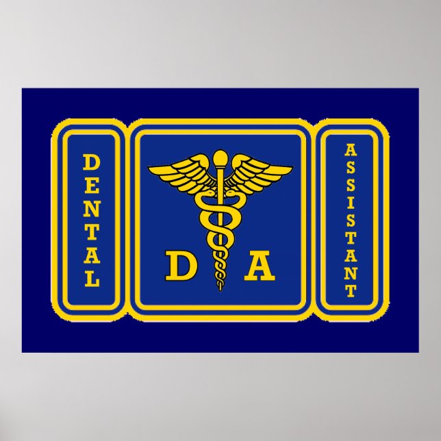 Póster Auxiliar dental (Frente)