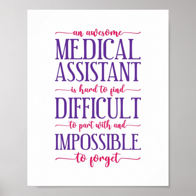Póster Auxiliar Médico Cma An Alarmante Auxiliar Médico (Frente)