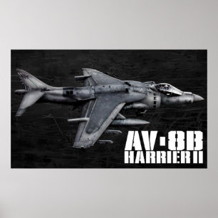 Póster AV-8B Harrier II