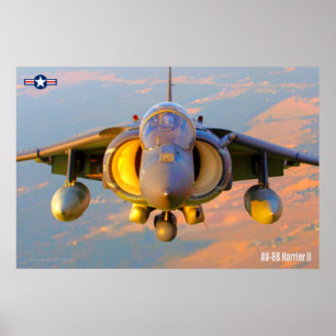 PÓSTER AV-8B HARRIER II