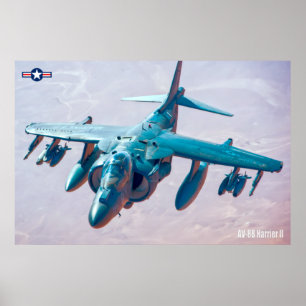 PÓSTER AV-8B HARRIER II