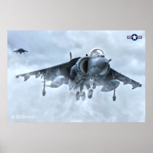 PÓSTER AV-8B HARRIER II