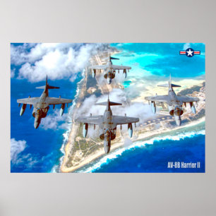 PÓSTER AV-8B HARRIER II
