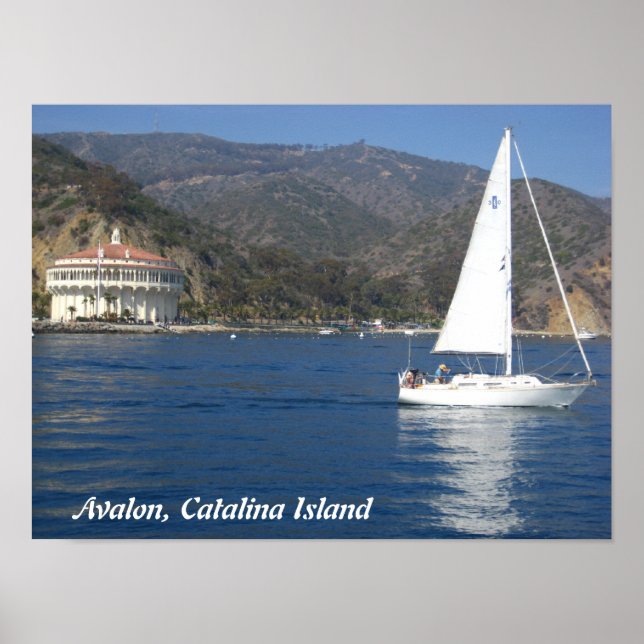 Póster Avalon, Catalina Island (Frente)