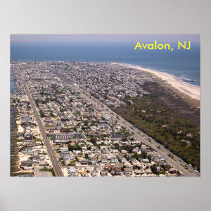 Póster Avalon - del norte, Avalon, NJ