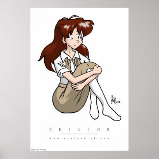 Póster Avalon - Retrato de caracteres de Ceilidh