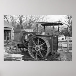 Póster Avance Rumely Tractor, 1936
