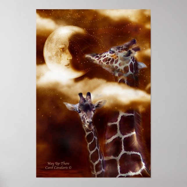 Póster Avanzar hacia arriba Poster de arte/impresión (Frente)