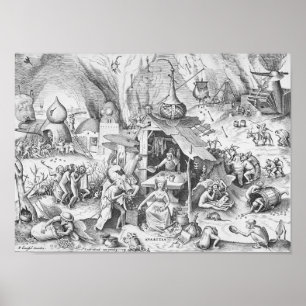 Póster Avarice (Avaritia), Los Siete Pecados Mortales