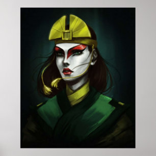 Póster Avatar de Kyoshi