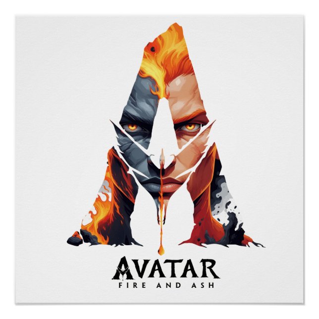 Póster Avatar: Fire and Ash (Anverso)