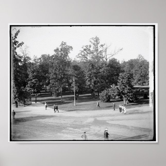 Póster Ave Central, Parque de la Isla Belle, Detroit c190 (Frente)