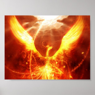 Póster Ave de fuego