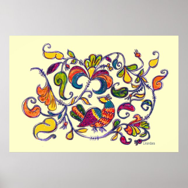 Póster Ave del Norte por Alexandra Cook (Frente)