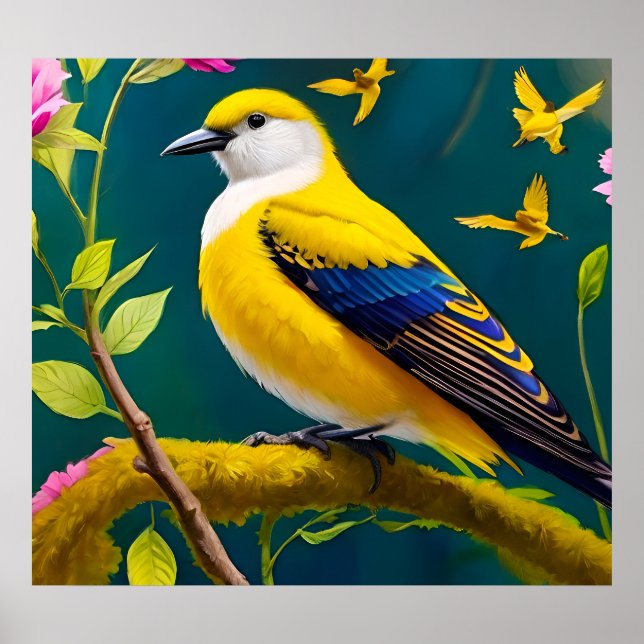 Póster Ave dorada (Frente)