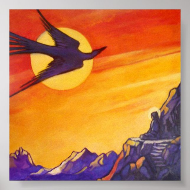 Póster Ave fuera del tiempo y del espacio (Frente)