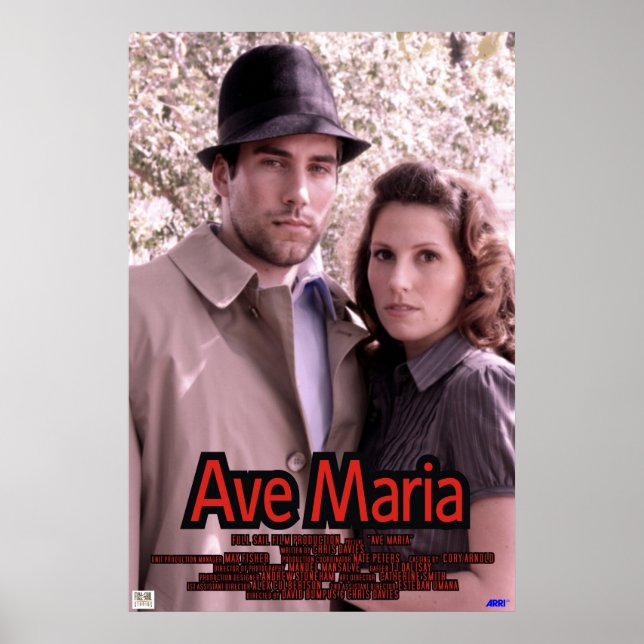 Póster Ave Maria (Frente)