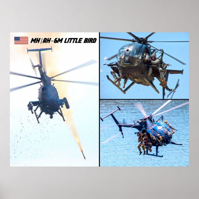 PÓSTER AVE MH/AH-6M PEQUEÑO (Frente)