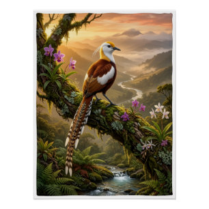 Póster Ave Tropical Exótica Selva Naturaleza Vida Silvest