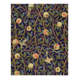 Póster Ave William Morris Y Arte Vintage Pomegranate