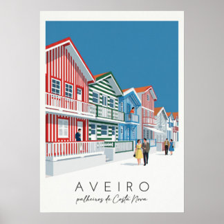 Póster Aveiro, la Venise du Portugal