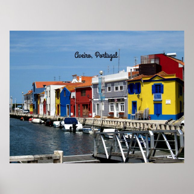 Póster Aveiro, Portugal (Frente)