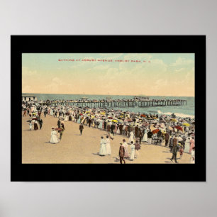 Póster Avenida Asbury, Parque Asbury, Nueva Jersey