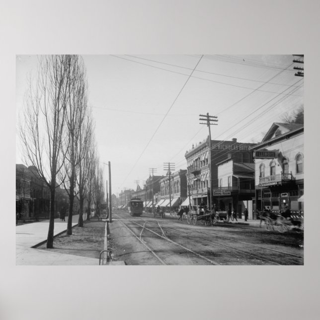 Póster Avenida Central (Frente)