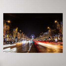 Póster Avenida Champs-Elysées