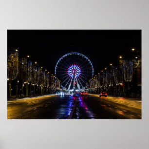 Póster Avenida Champs-Elysées