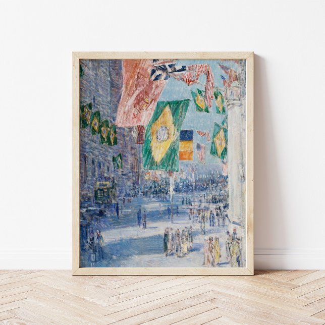 Póster Avenida de los Aliados | Childe Hassam (Subido por el creador)