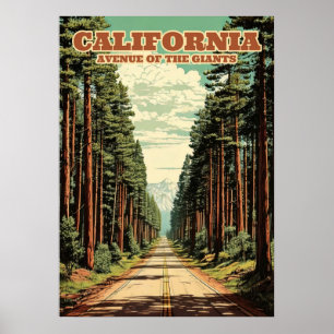 Póster Avenida de los Gigantes California V01