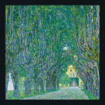 Póster Avenida en la pintura Park de Gustav Klimt<br><div class="desc">Avenida en el Parque de Schloss Kammer pintura de Gustav Klimt</div>