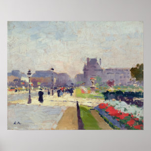 Póster Avenida Paul Deroulede, Tuileries, París