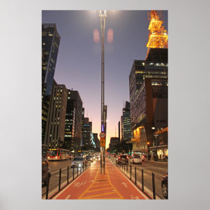 Póster Avenida Paulista - São Pablo